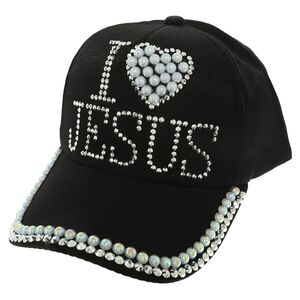 Elegant Black Rhinestone Jeweled Embellished Baseball Cap NWT